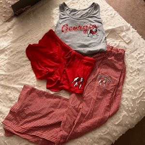 Bundle of Georgia Bulldogs sleepwear